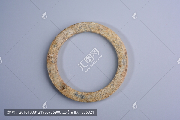 玉器,戰(zhàn)國網(wǎng)格玉環(huán)