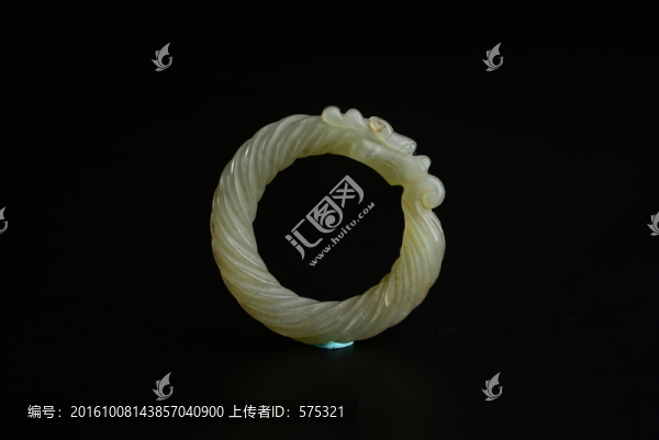 玉器,戰(zhàn)國龍紋玉環(huán)