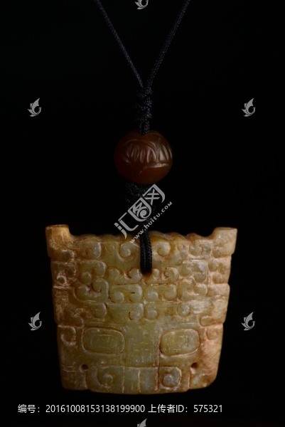 玉器,戰(zhàn)國卷云紋玉佩