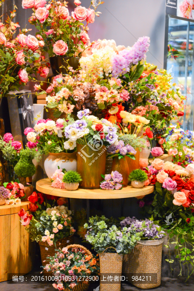花店櫥窗陳列