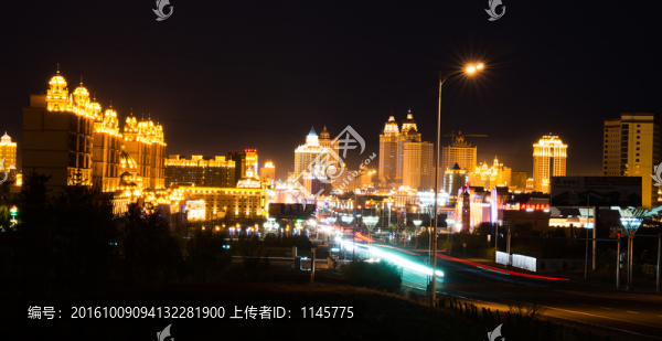 滿洲里夜景