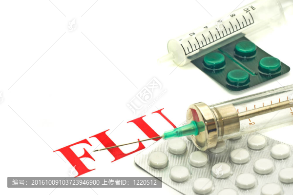甲型H1N1流感的影響-老式注射器和藥