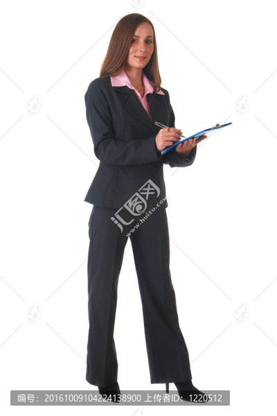 美麗的黑發(fā)女商人