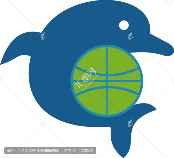 海豚在白色上與地球分離