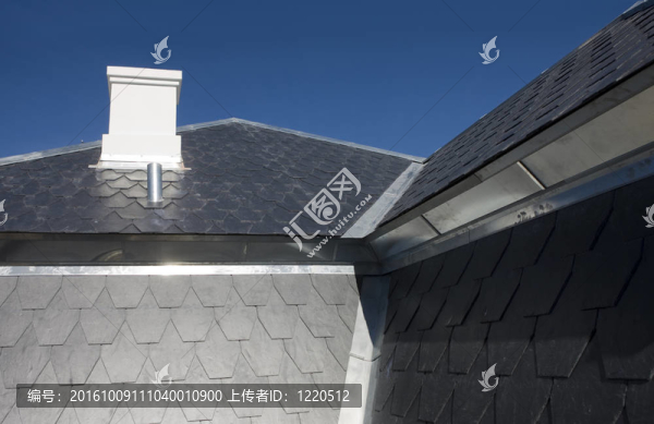 房子-,Slate,Roof