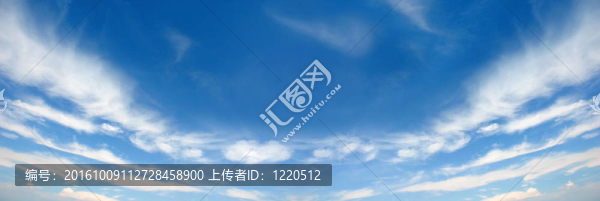 藍色的天空和白云