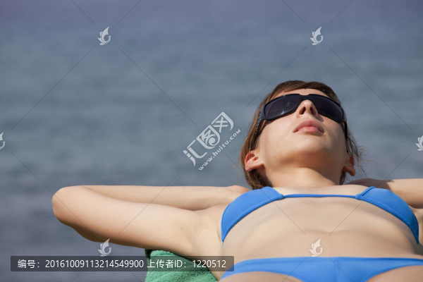 女人的日光浴