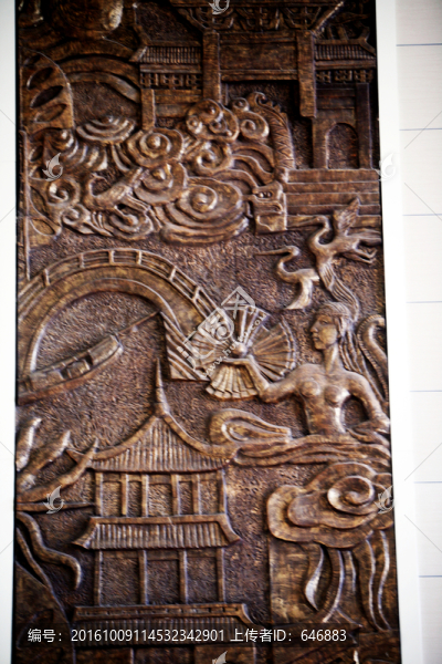古代生活場景,浮雕