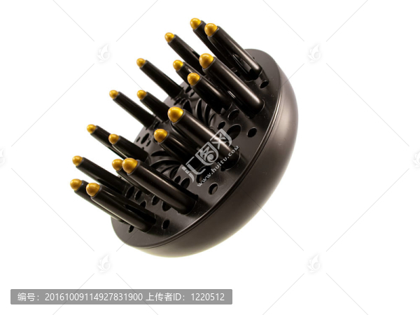 吹風機上的黑色手指式噴嘴