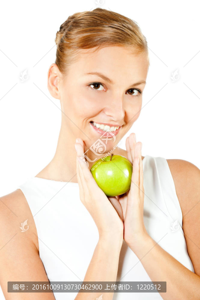 與Green,Apple的女人