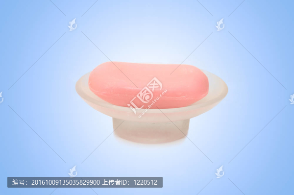 帶皂條的玻璃皂盤