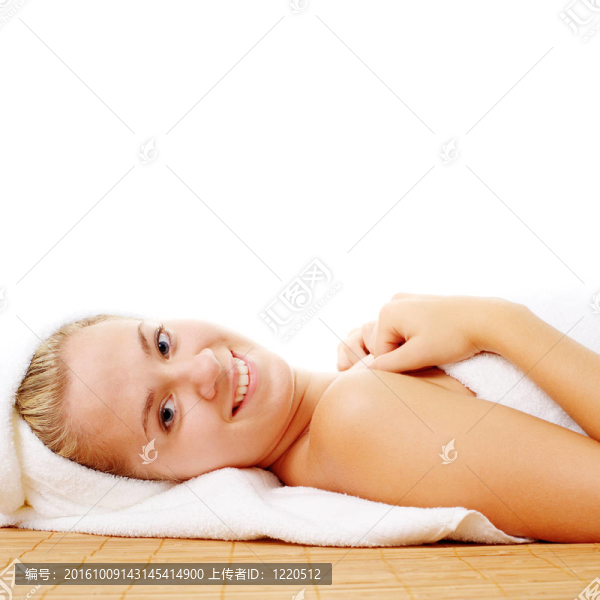 美麗的年輕的白色的女人