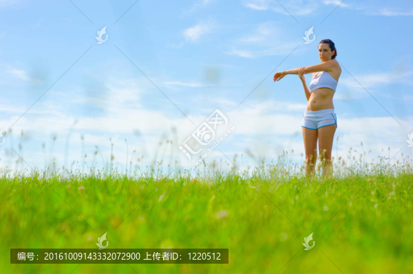成熟的女運動員