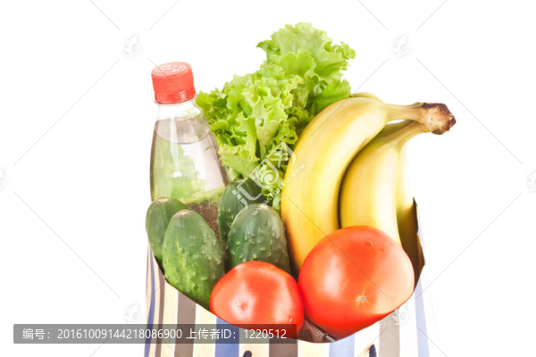 食品分離的購(gòu)物袋