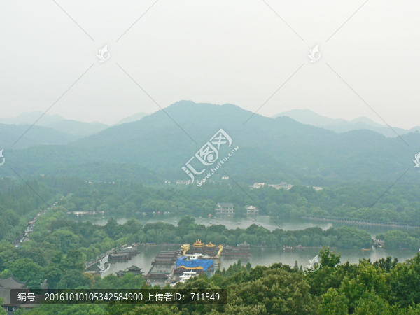 杭州西湖山水