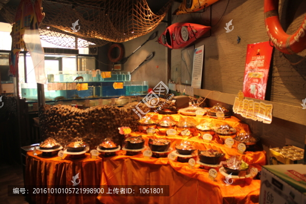 餐館食材展示