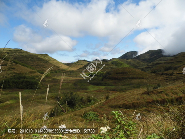 高山云天