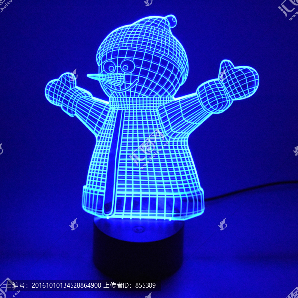 發(fā)光圣誕雪人