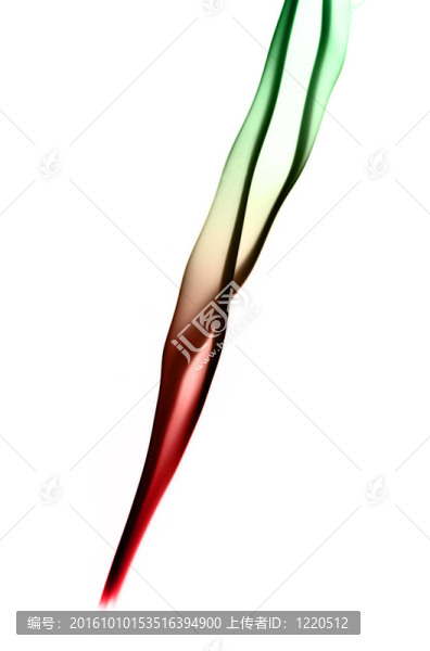 抽象色彩的煙霧倒置
