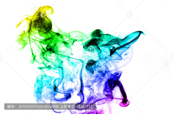 抽象的白色煙霧形狀