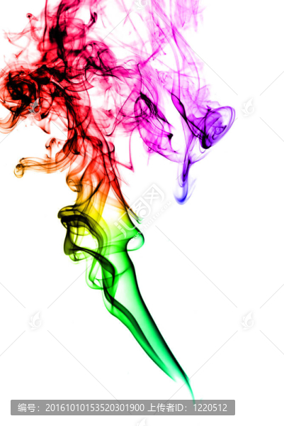 抽象的白色煙霧形狀