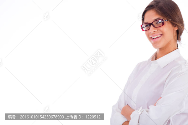 年輕漂亮的女商人
