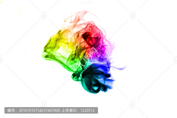 彩色煙霧曲線