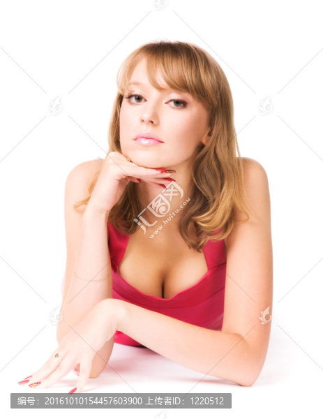 年輕的休息的女人