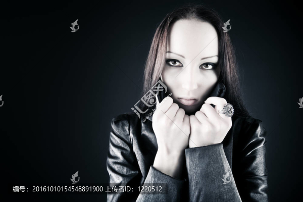 哥特的女人肖像