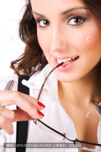 年輕的女商人的肖像
