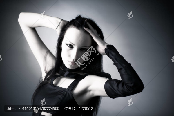 哥特的女人肖像