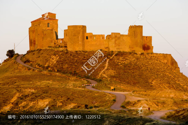 montearagon城堡；韋斯卡??；阿拉貢；西班牙