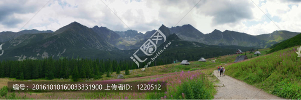 Tatras的全景