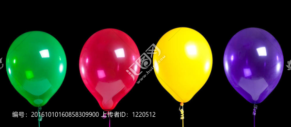 黑色派對上的派對氣球