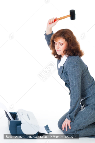 商業(yè)女人討厭打印機(jī)