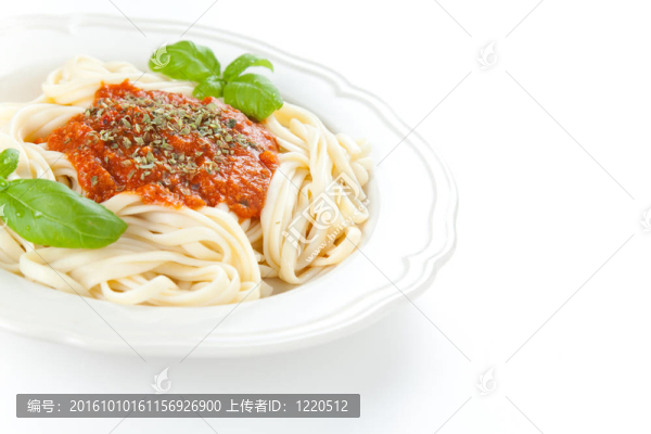 自制的肉醬面