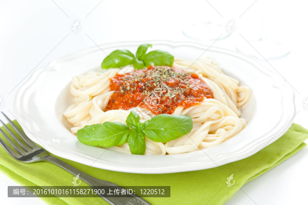 自制的肉醬面