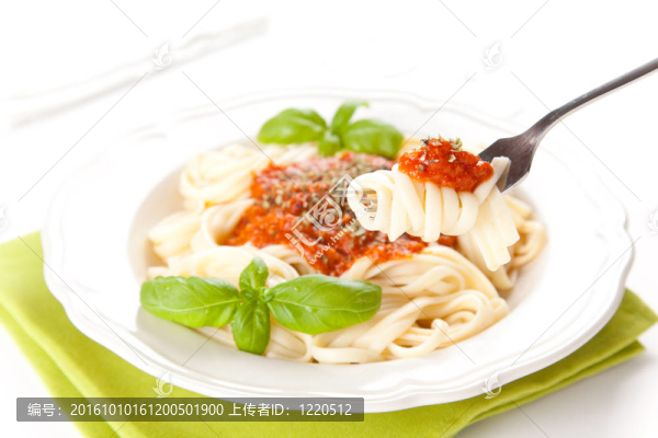 自制的肉醬面