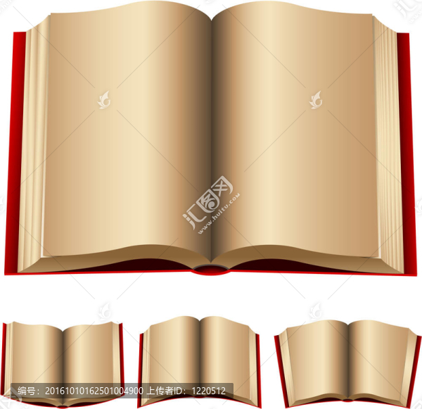 打開紅色的書