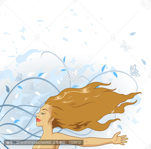 風(fēng)吹的女孩