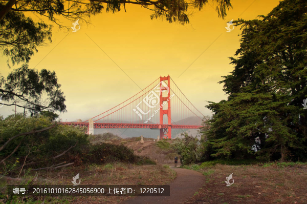 金門大橋；三藩；加利福尼亞；美國