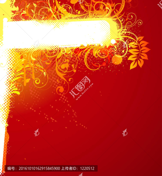 花卉裝飾的旗幟