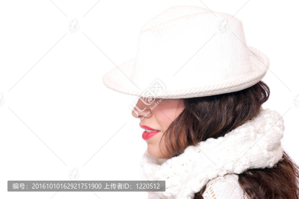年輕漂亮的女孩特寫