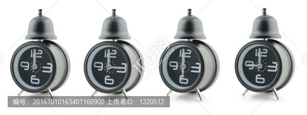 黑色鬧鐘