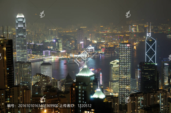 香港的夜景