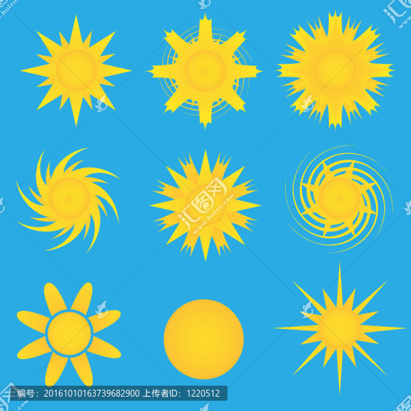 晴天太陽圖標(biāo)