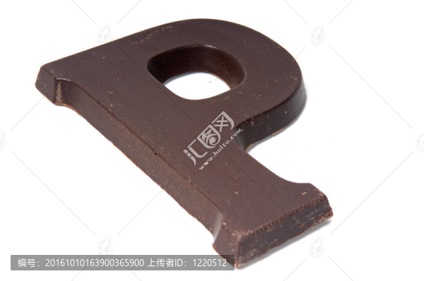 巧克力字母P
