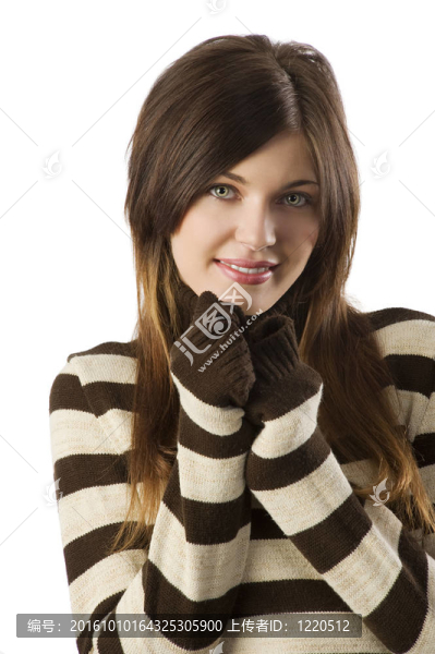很甜美的女孩