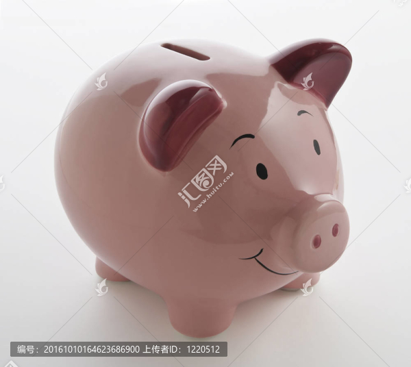 粉紅色的小豬存錢罐