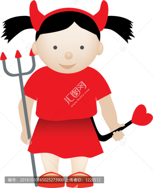 可愛(ài)的惡魔少女
